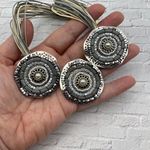 Amrita Singh Azar Artsy Statement Necklace - Picture 2 of 5